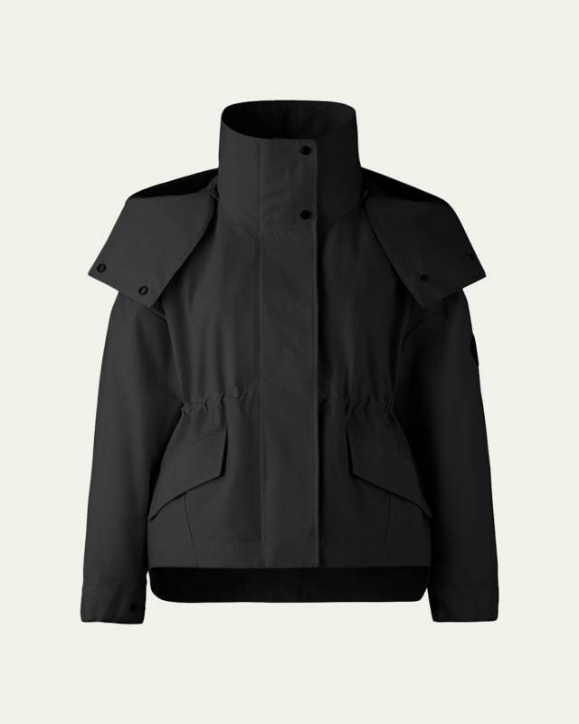Olivine Oversized Jacket with Removable Hood